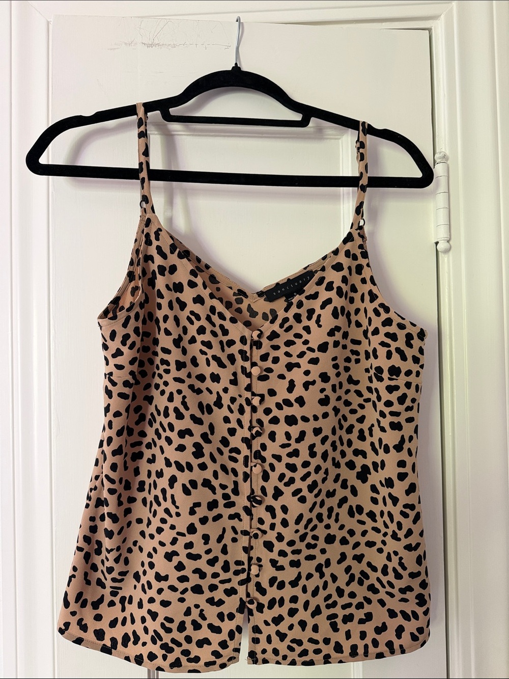 Sanctuary Leopard Print Tan Cami Top - Small